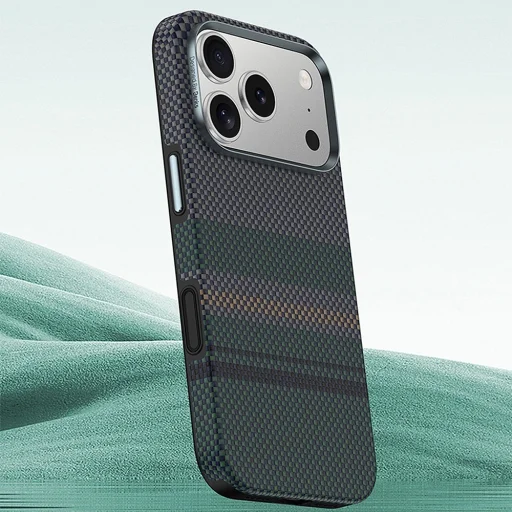 iPhone 18 Pro/17 Pro Benks Magnetic Armor Pro Aurora Kevlar 600D puzdro s tlačidlom ovládania fotoaparátu - 11