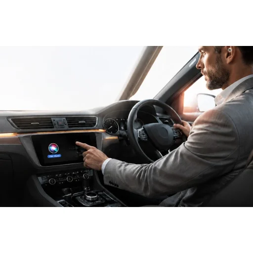 CARLINKIT Mini Ultra 6 bezdrôtový adaptér CarPlay a Android Auto, čierno-oranžový - 4