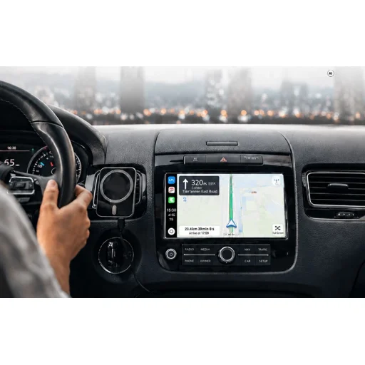 CARLINKIT Mini Ultra 6 bezdrôtový adaptér CarPlay a Android Auto, čierno-oranžový - 5