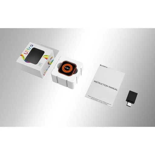 CARLINKIT Mini Ultra 6 bezdrôtový adaptér CarPlay a Android Auto, čierno-oranžový - 10