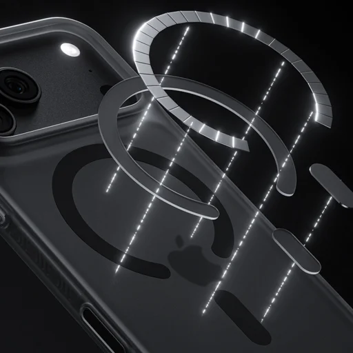 iPhone 18 Pro/17 Pro čierne magnetické puzdro Benks Lucid Armor s tlačidlom na ovládanie fotoaparátu (C.K.PC.AP.BK.0072) - 10