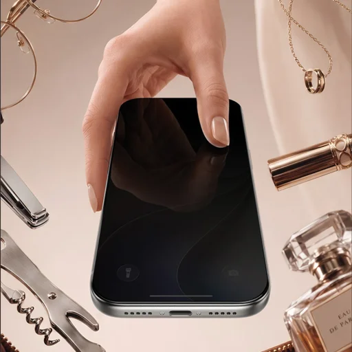 iPhone 18 Pro Max čierne Benks Ultra Shield Privacy tvrdené ochranné sklo - 7