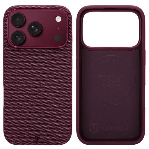 Apple iPhone 17 Pro/18 Pro bordové Tactical MagForce WEARe puzdro - 5