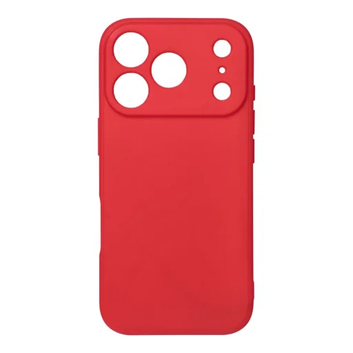  iPhone 17 Pro / 18 Pro piros puha szilikon tok - 11