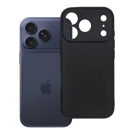 iPhone 17 Pro / 18 Pro čierne Soft silikónové puzdro - 12