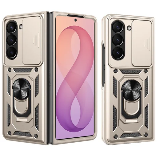 Zlaté puzdro Techsuit CamShield Series na Samsung Galaxy Z Fold 8 Ultra - 1