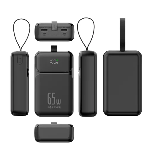 Forever power banka TB-400 PD QC 65W 20000 mAh čierna - 3