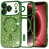 iPhone 18 Pro Max / iPhone 17 Pro Max tmavozelené puzdro Techsuit Luxury Glitter MagSafe thumbnail
