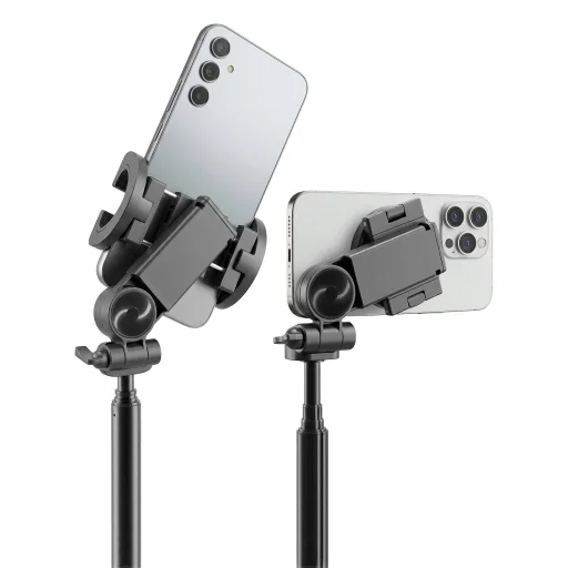 Maxlife MXST-200 univerzálna Bluetooth selfie tyč so statívom pre MagSafe, čierna - 7