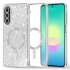Samsung Galaxy A27 5G strieborné puzdro Techsuit Luxury Glitter MagSafe thumbnail