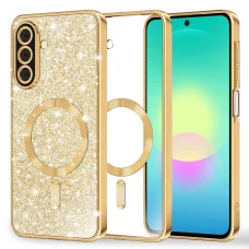 Samsung Galaxy A27 5G zlatý Techsuit Luxury Glitter MagSafe kryt
