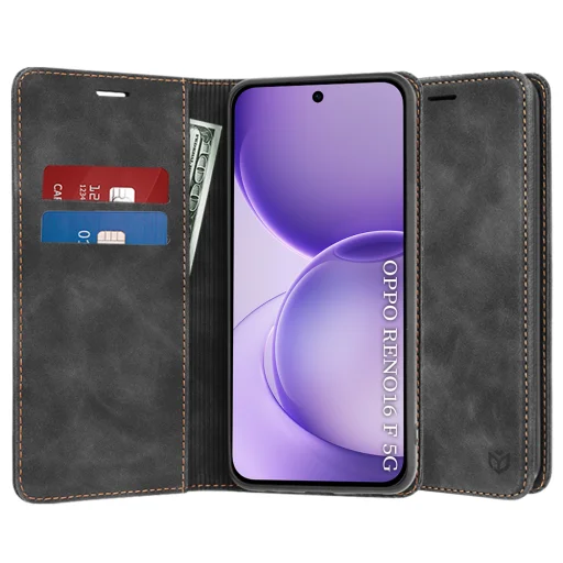 Oppo Reno16 F / Reno16 FS čierne puzdro Techsuit Confy Cover - 1
