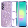 Svetlofialové puzdro Techsuit Luxury Glitter MagSafe pre Samsung Galaxy A27 5G thumbnail