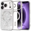 Strieborné puzdro Techsuit Luxury Glitter MagSafe pre iPhone 18 Pro / iPhone 17 Pro thumbnail