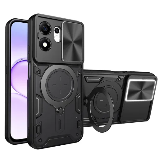 Čierne puzdro Techsuit CamGuard Pro pre Honor 600 Smart - 2