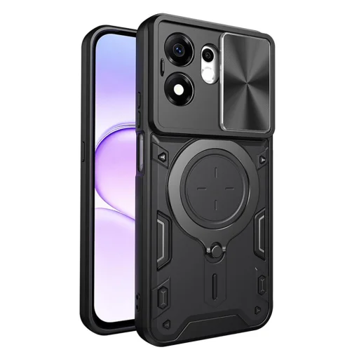 Čierne puzdro Techsuit CamGuard Pro pre Honor 600 Smart - 1
