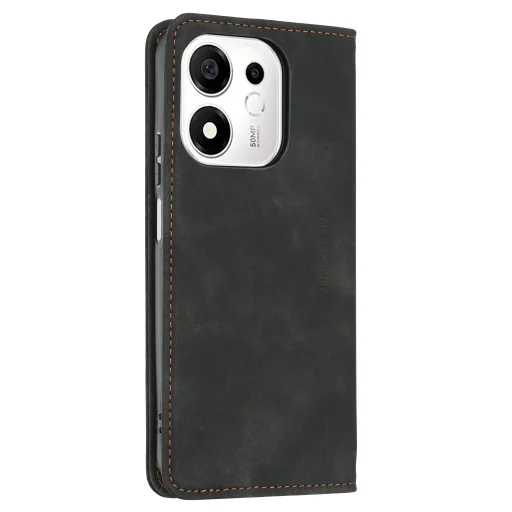 Honor 600 Smart čierne Techsuit Confy Cover knižkové puzdro - 3
