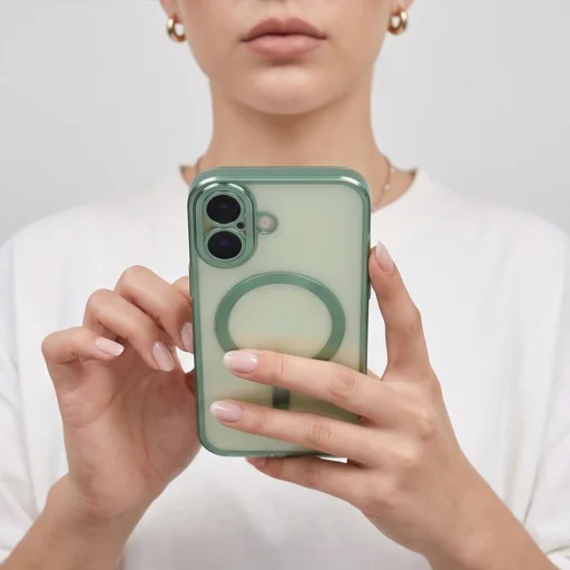 Apple iPhone 17 matné šalviovo zelené puzdro Tech-Protect MagFlex MagSafe - 7