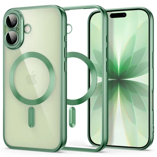 Apple iPhone 17 matné šalviovo zelené puzdro Tech-Protect MagFlex MagSafe - 1