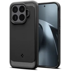 Xiaomi 17T Pro matné čierne puzdro Spigen Rugged Armor