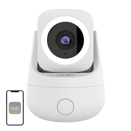MOES WCM-P67 inteligentná interiérová Wi-Fi IP kamera, 3 MP - 1