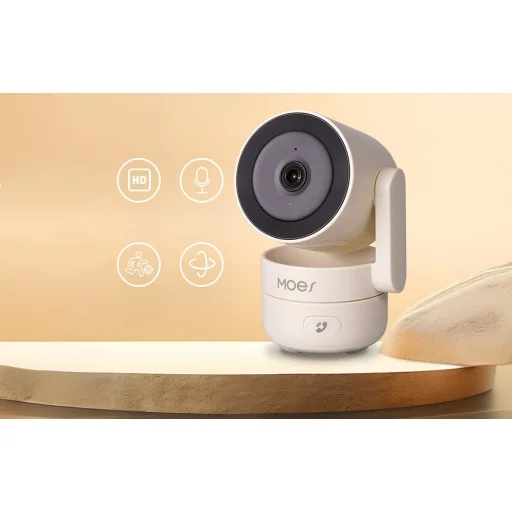 MOES WCM-P52P interiérová Wi-Fi 6 IP kamera s funkciou PTZ, 4 MP - 10
