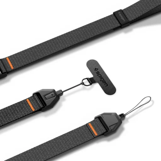 Spigen Universal Adjustable Lanyard Strap pútko na zápästie čierne - 5