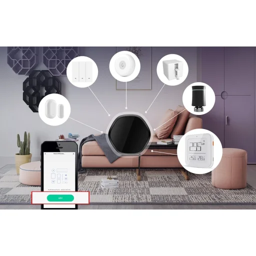 MOES MHUB-YR Wi-Fi, ZigBee, Bluetooth a infračervená brána - 7