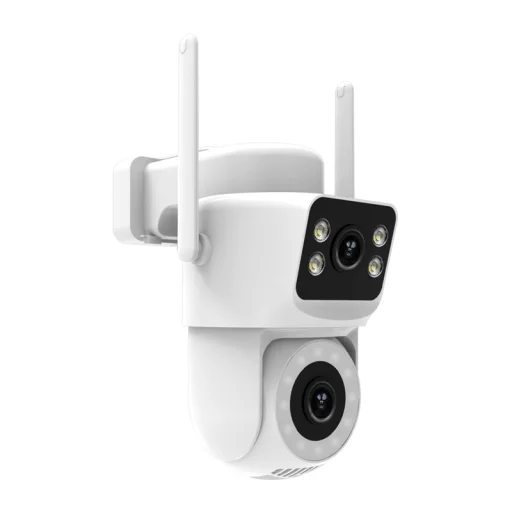 MOES WCM-Q29 Wi-Fi 8 MP IP kamera s duálnym objektívom - 6