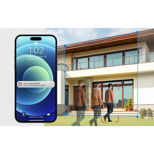 MOES WCM-J10-S vonkajšia Wi-Fi IP kamera 4 MP so solárnym panelom - 6