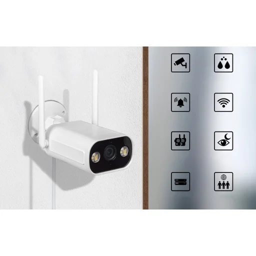 MOES WCM-JD-T1 vonkajšia Wi-Fi IP kamera, 3 MP - 4