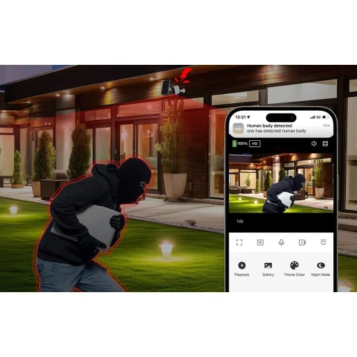 MOES WCM-S24-S inteligentná Wi-Fi IP kamera 4 MP - 6