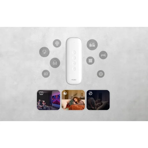 MOES ZR-SR-R01-WH ZigBee scénický prepínač, biely - 4