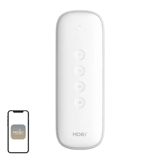 MOES ZR-SR-R01-WH ZigBee scénický prepínač, biely - 1