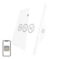 MOES WRS-EUC-WH-MS inteligentný žalúziový spínač, biely