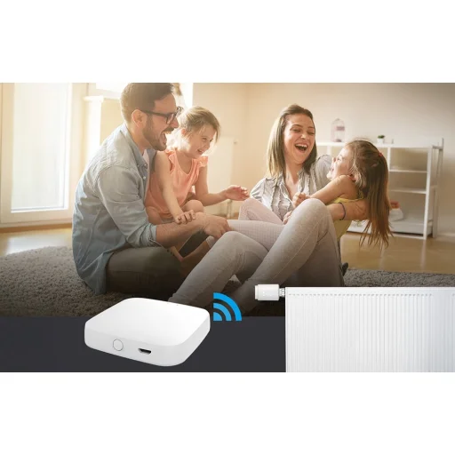 MOES TV02 ZigBee radiátorová termostatická hlavica s displejom - 6