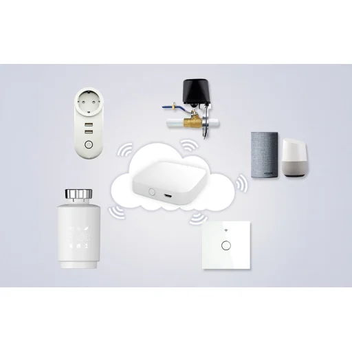 MOES TV02 ZigBee radiátorová termostatická hlavica s displejom - 7