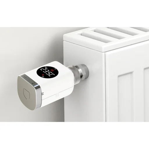 Inteligentná termostatická radiátorová hlavica MOES TRV 801 ZigBee - 5