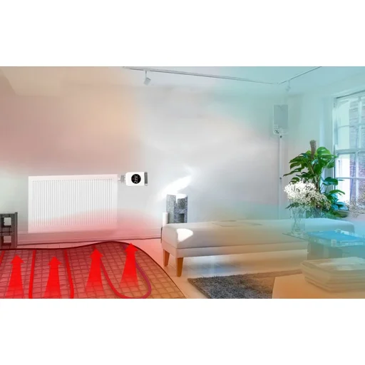 Inteligentná termostatická radiátorová hlavica MOES TRV 801 ZigBee - 6