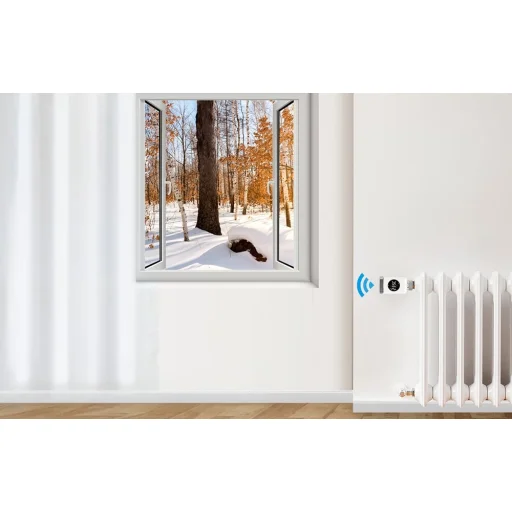 Inteligentná termostatická radiátorová hlavica MOES TRV 801 ZigBee - 8