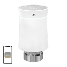 MOES TRV BY100 ZigBee inteligentná termostatická hlavica s dotykovým displejom