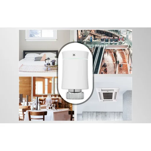 MOES TRV BY100 ZigBee inteligentná termostatická hlavica s dotykovým displejom - 5