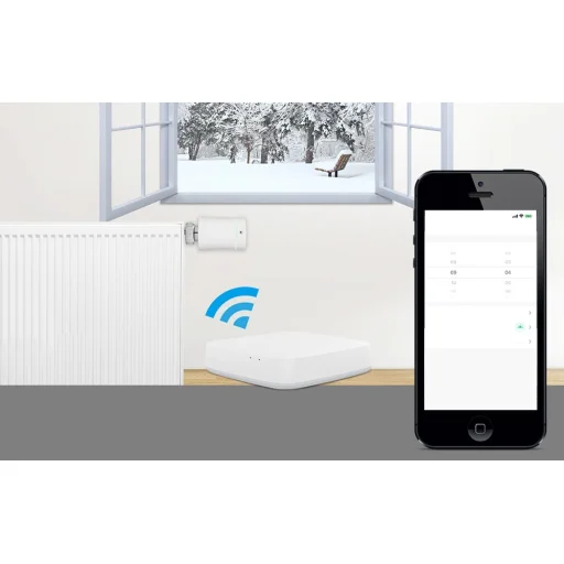 MOES TRV BY100 ZigBee inteligentná termostatická hlavica s dotykovým displejom - 7