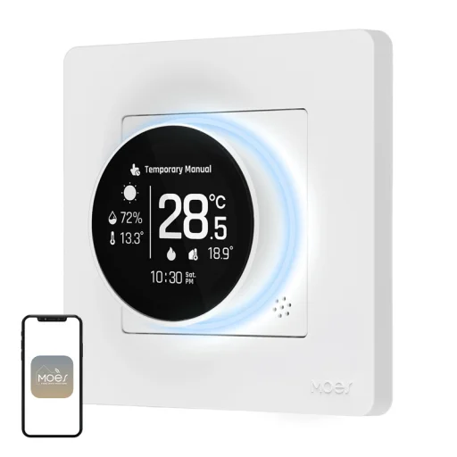 MOES ZHT-SR-GA ZigBee termostat pre vodný ohrev - 1