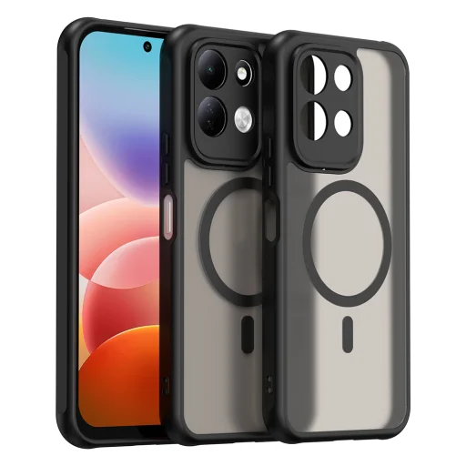 Xiaomi Redmi 17 4G / Redmi 17 5G čierne ochranné puzdro Techsuit HaloFrost II MagSafe - 2