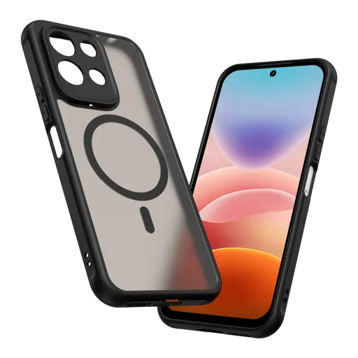 Xiaomi Redmi 17 4G / Redmi 17 5G čierne ochranné puzdro Techsuit HaloFrost II MagSafe - 3