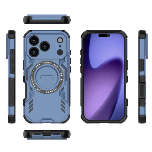 Modré puzdro Techsuit ArmorMag pre iPhone 18 Pro / iPhone 17 Pro - 4