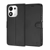Honor 600 Smart čierne peňaženkové puzdro Techsuit Leather Folio thumbnail