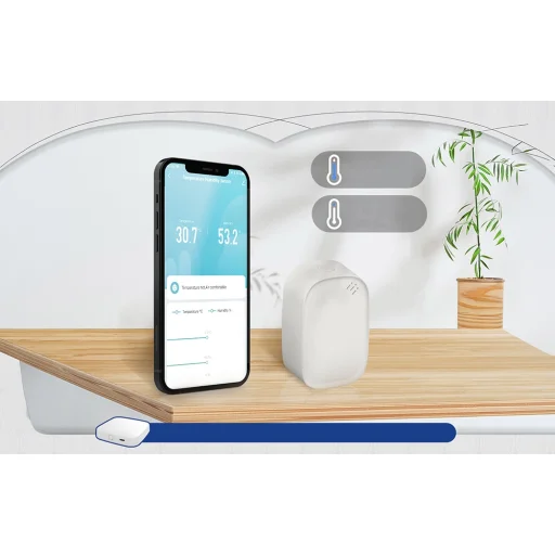 MOES ZSS-S01-TH-C ZigBee inteligentný snímač teploty a vlhkosti - 3