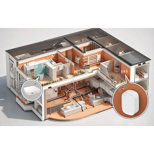 MOES ZSS-S01-TH-C ZigBee inteligentný snímač teploty a vlhkosti - 5